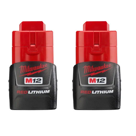Milwaukee M12 Redlithium Compact Battery Two Pack