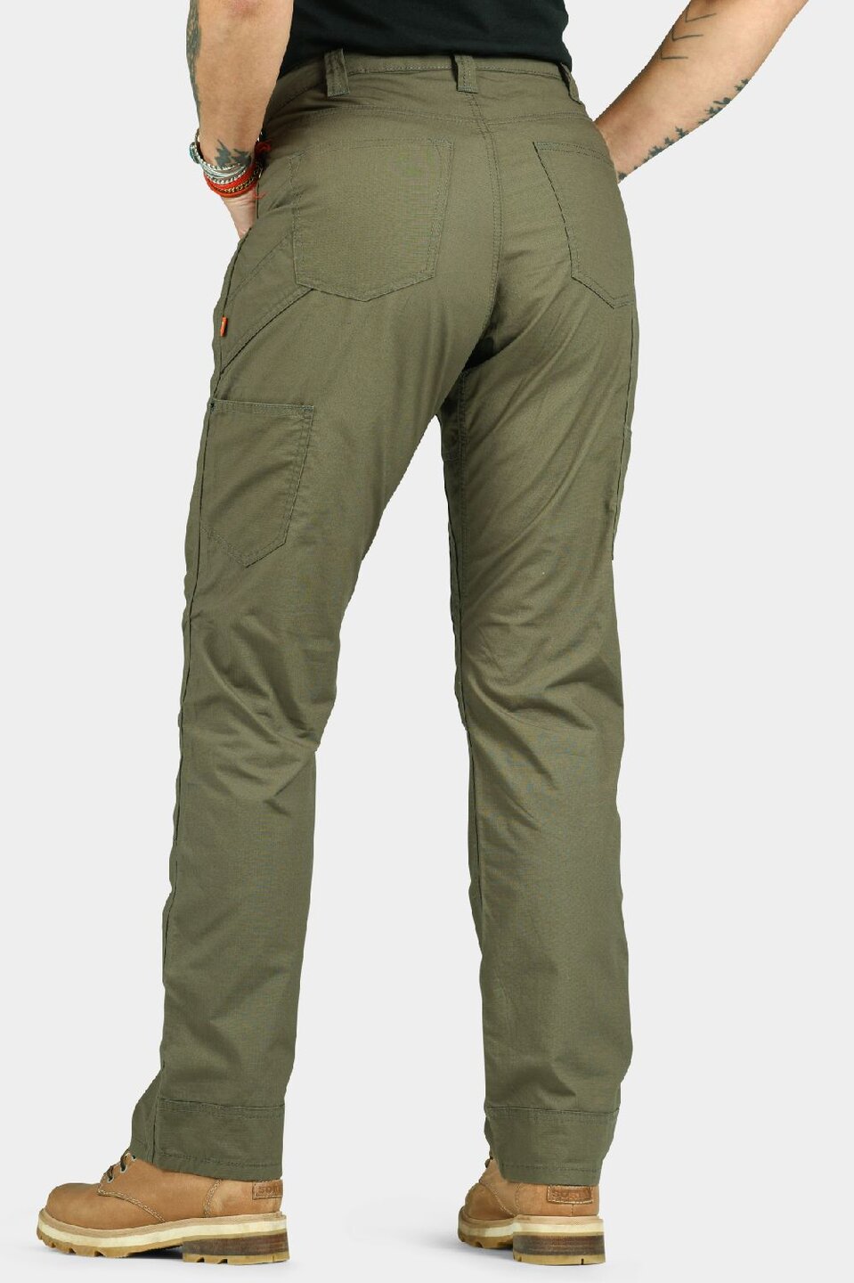 Dovetail Workwear Anna Ultra Light Trail Pant Ripstop - Kelp Green