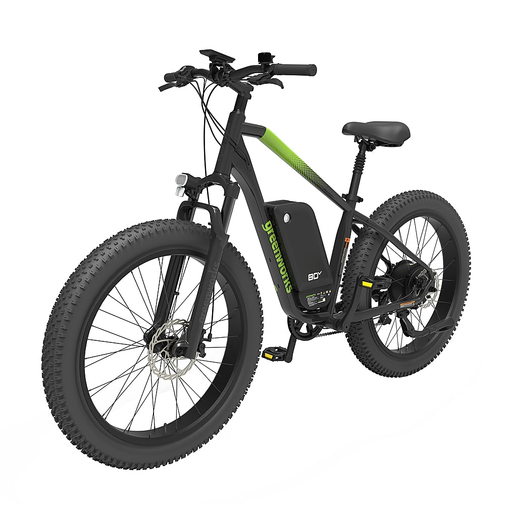 Greenworks 80V VENTURE Series 26-inch Fat Tire Electric Mountain Bike