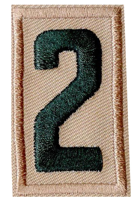 Boy Scouts of America Scouts BSA Unit Numeral - 2 Green 