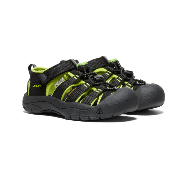 Keen Children's Newport H2 Sandal Black/Lime Green