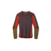 Smartwool Men's Intraknit Thermal Merino Base Layer Colorblock Crew Shale-Picante
