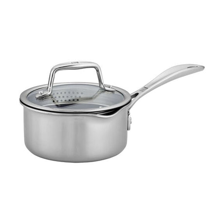 Zwilling Clad CFX 1 QT Non-Stick Stainless Steel Ceramic Saucepan