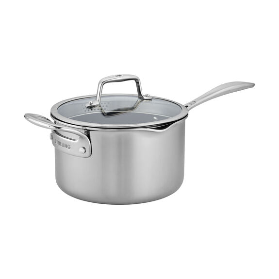 Zwilling Clad CFX 4 QT Non-Stick Stainless Steel Ceramic Saucepan