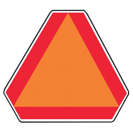 Hy-Ko Highway Sign Orange/red / 16X14