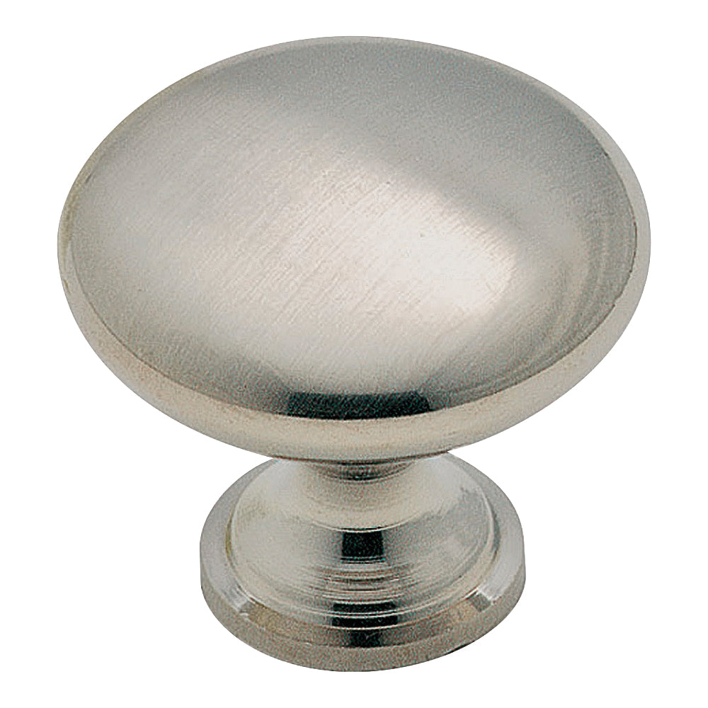 Amerock Cabinet Knob Satin/chrome