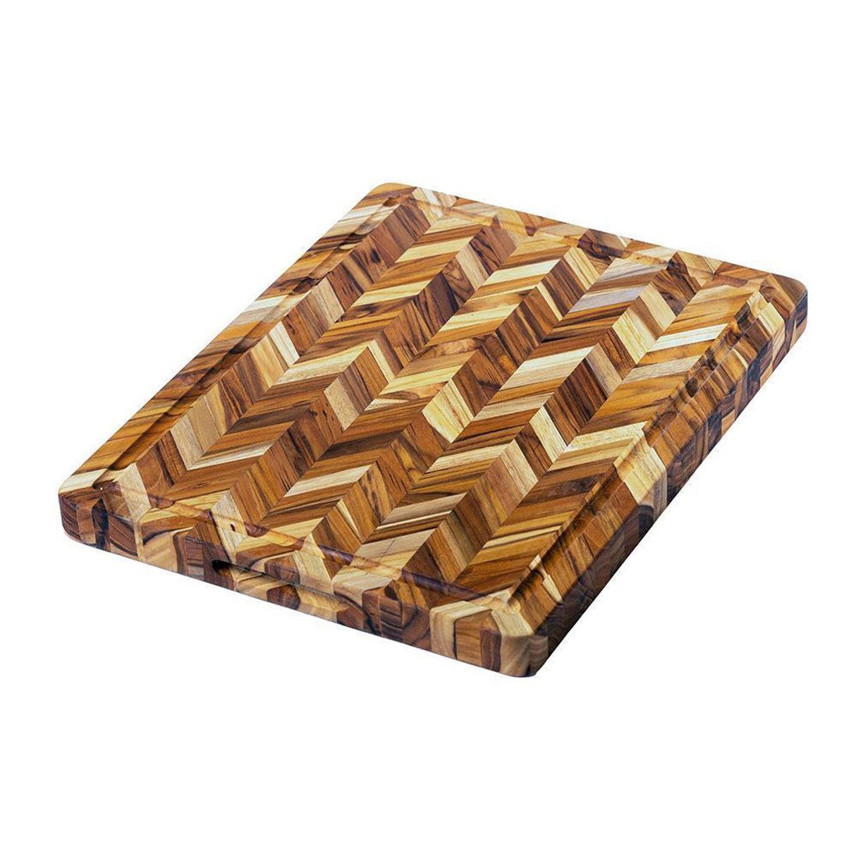 Teakhaus Teak Haus End Grain Cutting Board With Hand Grips