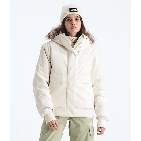 The North Face Womens Arctic Bomber White dune