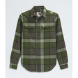 The North Face Mens Arroyo Flannel Shirt Plaid Tpe grn mcro sml pld