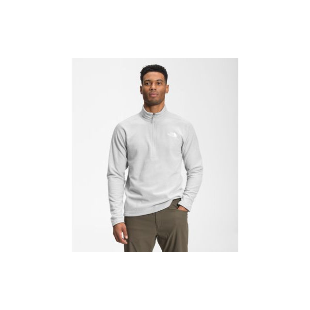 The North Face Mens Textured Cap Rock 1/4 Zip Tnf light gry hthr