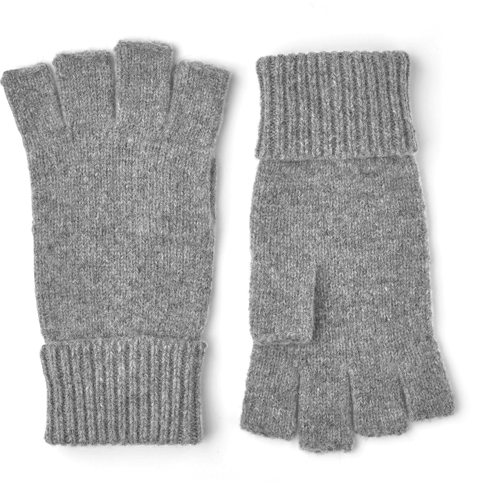 Hestra Gloves Basic Wool Half Finger Grey