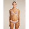 Icebreaker Womens Merino 150 Siren Bra Inserts Pink Quartz