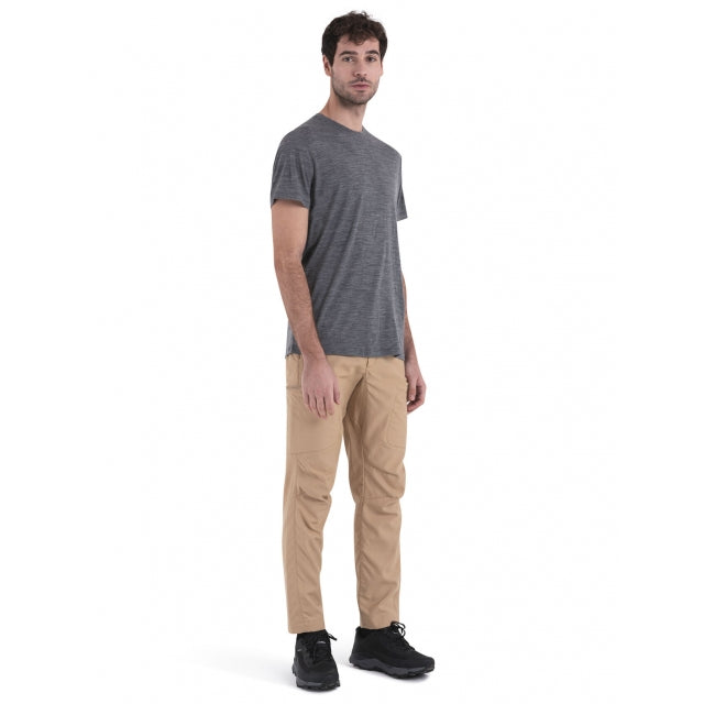 Icebreaker Merino 150 Tech Lite Ss Tee Gritstone Hthr