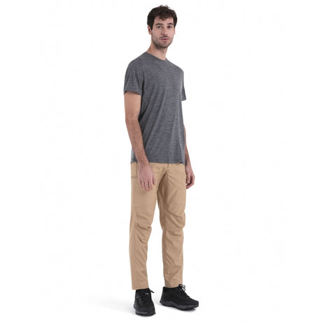 Icebreaker Merino 150 Tech Lite Ss Tee Gritstone Hthr