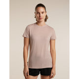 Icebreaker Womens Merino 150 Tech Lite Ss Tee Pink Quartz