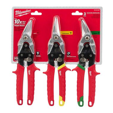 Milwaukee 3 Pc Aviation Snip Set