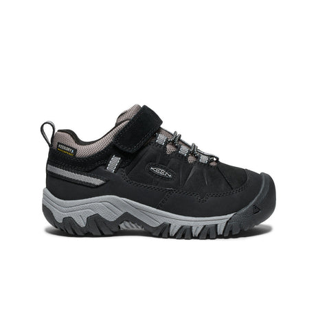 Keen Children's Targhee IV Low Waterproof Shoe - Black/Steel Grey Black/Steel Grey