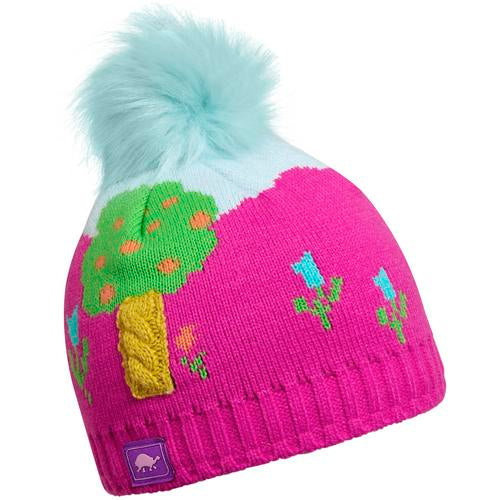 Turtle Fur Kids' Sweetie Faux Fur Pom - Hot Pink Hot Pink