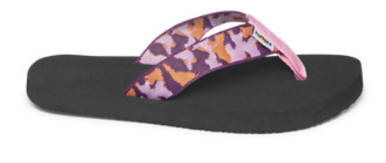 Rafters Kids' Kauai Flip Camo Sandal - Purple Multi Purple Multi