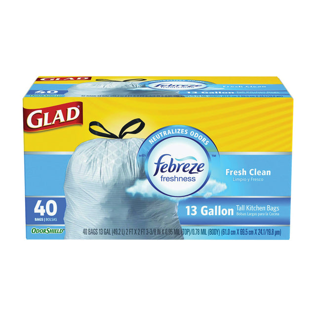 Glad Trash Bag 13GAL