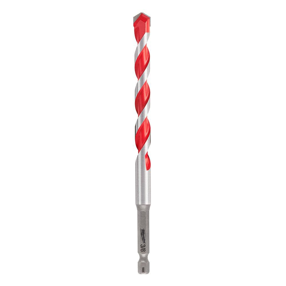 Milwaukee 3/8 In. X 4 In. X 6 In. Shockwave Carbide Hammer Drill Bit