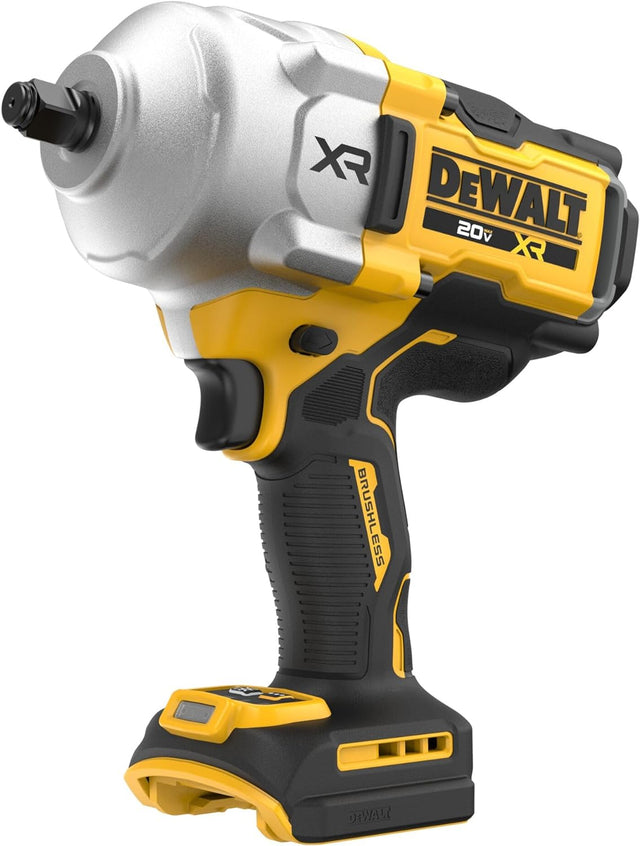 Dewalt 20V MAX XR Brushless Cordless 1/2 In High Torque Impact Wrench with Hog Ring Anvil (Tool Only)