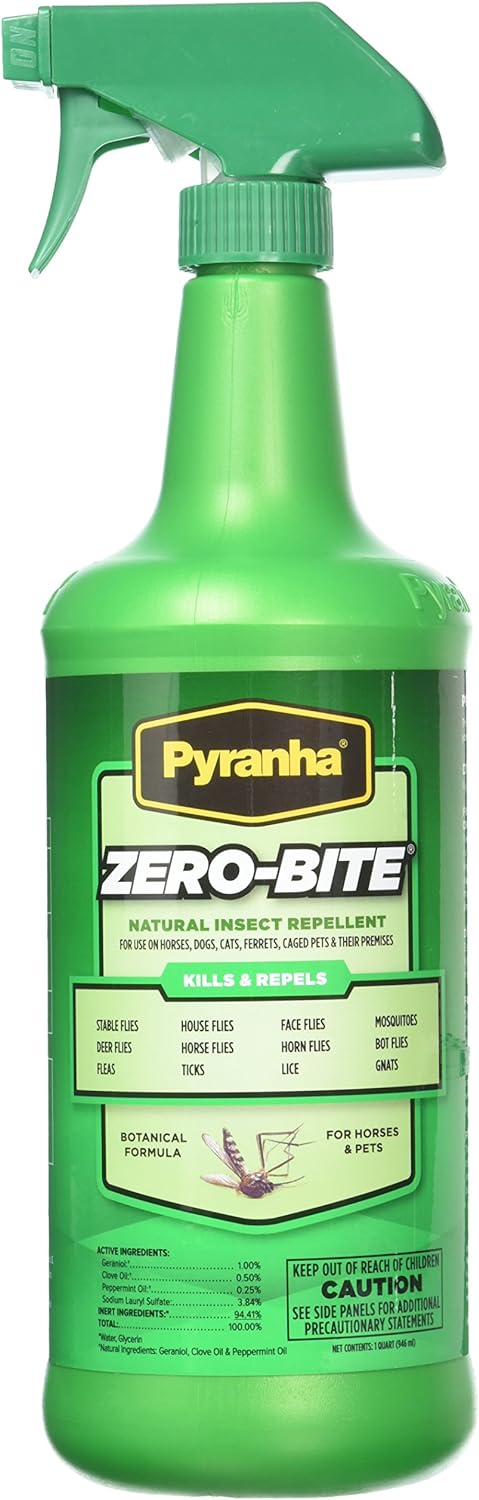 Pyranha Zero-Bite Natural Insect Repellent - (32oz & 1 Gal)