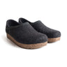 Haflinger GZH Clog Slipper - Charcoal Charcoal