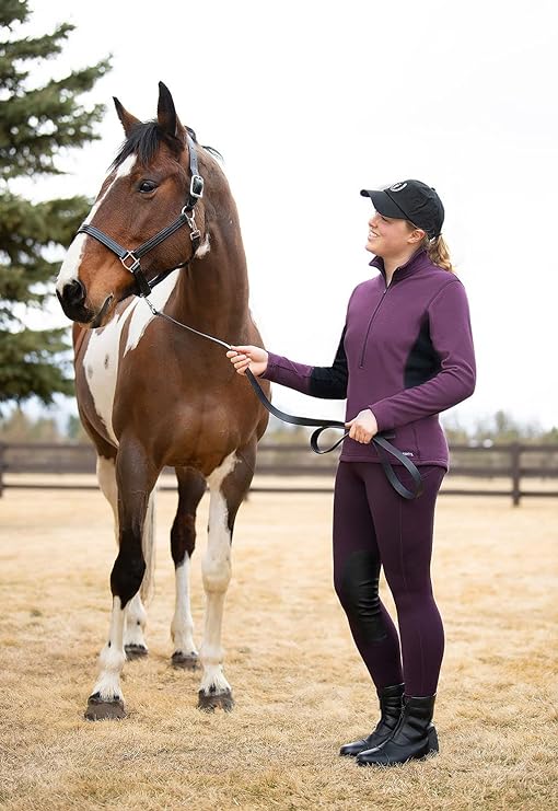 Kerrits Equestrian Apparel Horse Sense Fleece Half Zip - Solid Raisin