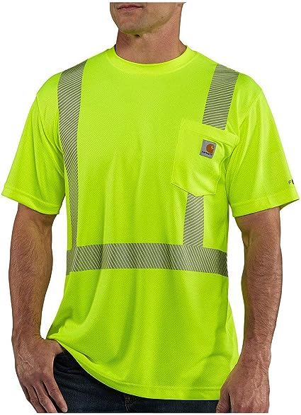 Carhartt Men's Force High-visibility Short-sleeve Class 2 T-shirt 323 brt lime