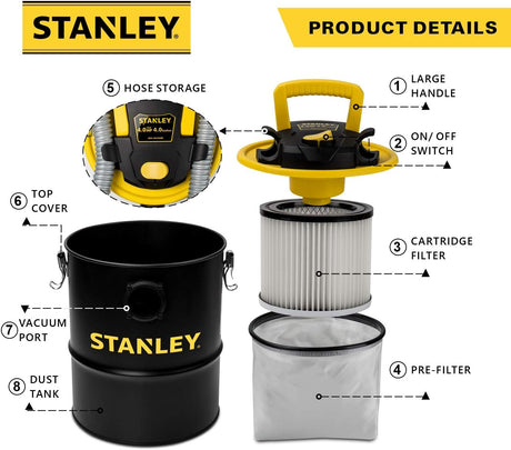 Stanley Tools 4 GAL Ash Vacuum