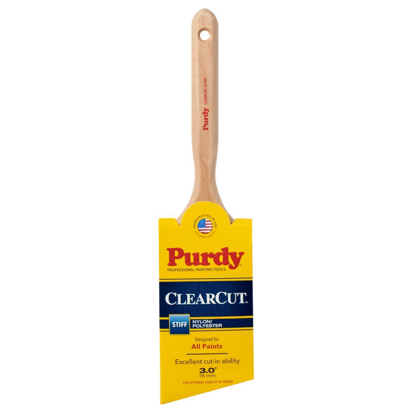 Purdy Clearcut Glide Angular Trim Paint Brush - 3 in. 3 in.