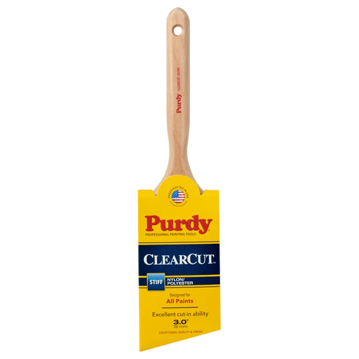 Purdy Clearcut Glide Angular Trim Paint Brush - 3 in. 3 in.
