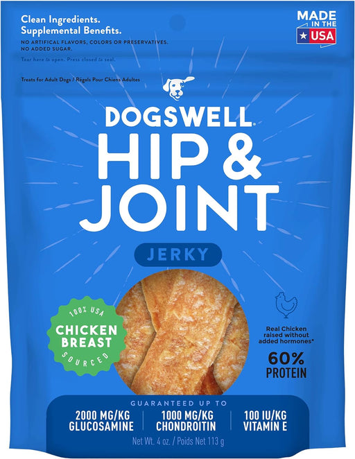 Dogswell Hip & Joint Jerky Dog Treats (Chicken Breast Recipe) - 12oz / Chicken Breast