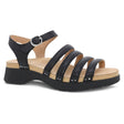 Dansko Women's Roxie Nappa Sandal - Black Black