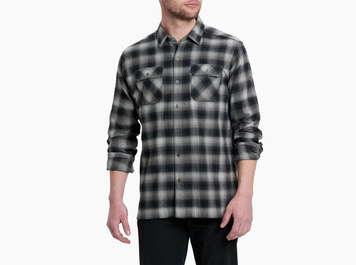 Kuhl Clothing Men's Dillingr Flannel Long-Sleeve - Iron Mountain Iron Mountain