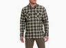 Kuhl Clothing Men's Dillingr Flannel Long-Sleeve - Smokey Sage Smokey Sage