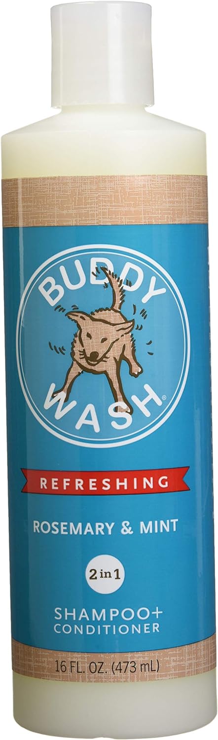Cloudstar Buddy Wash 2-in-1 Dog Shampoo & Conditioner (Rosemary & Mint) - 16oz / Rosemary & Mint
