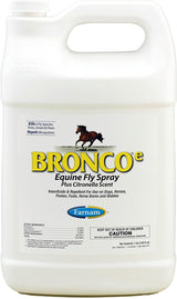 Farnam Companies Bronco E Equine Fly Repellent Plus Citronella Scent - 1 Gallon