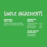 Cloudstar Wag More Bark Less Grain Free Chicken & Sweet Potato Jerky Dog Treats - 10oz