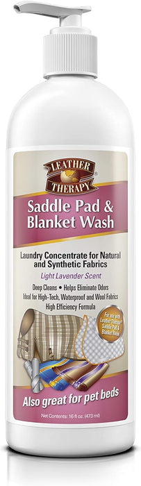 Leather Therapy Leather Saddle Pad & Blanket Wash with Pump - 16oz.