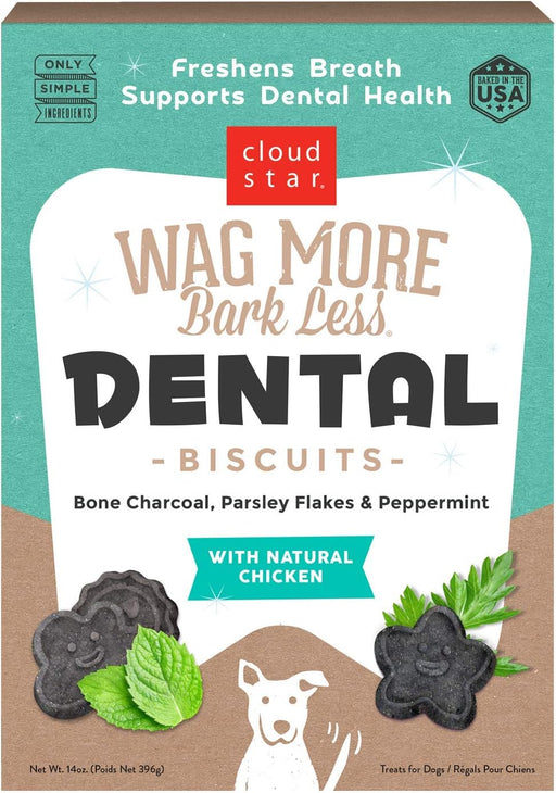 Cloudstar Wag More Bark Less Dental Biscuits - 14oz / Chicken