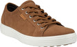 ECCO Men's Soft 7 Lace Up Leather Shoe - Camel/lion Camel/Lion