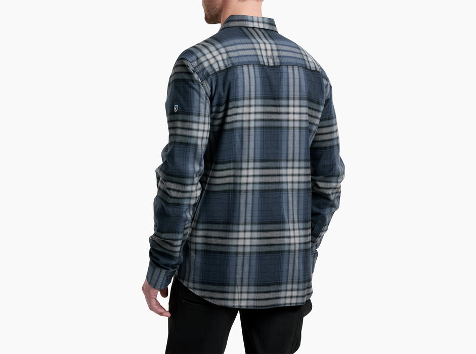 Kuhl Clothing Men's Fugitive Flannel Long-Sleeve - City Night