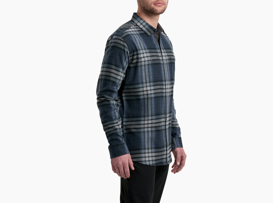 Kuhl Clothing Men's Fugitive Flannel Long-Sleeve - City Night