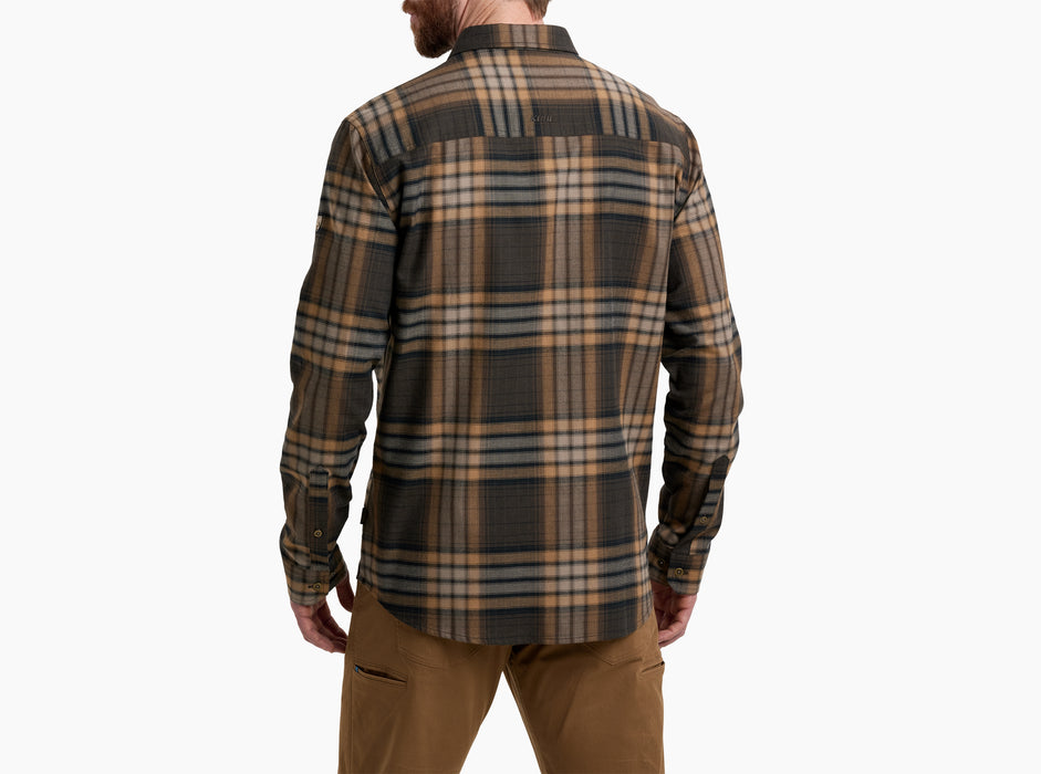 Kuhl Clothing Men's Fugitive Flannel Long-Sleeve - Desert Night