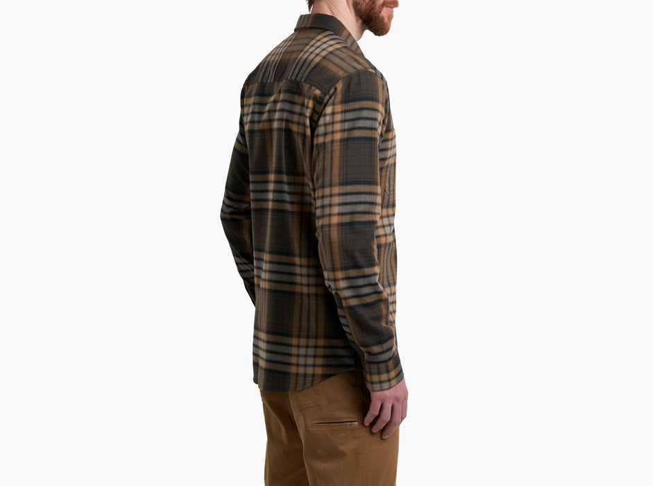 Kuhl Clothing Men's Fugitive Flannel Long-Sleeve - Desert Night