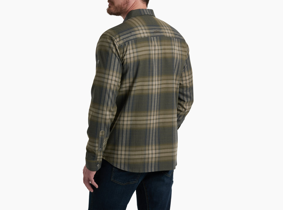 Kuhl Clothing Men's Fugitive Flannel Long-Sleeve - Smokey Sage