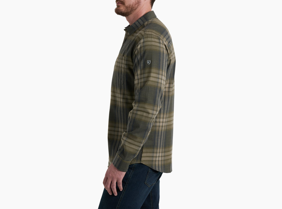 Kuhl Clothing Men's Fugitive Flannel Long-Sleeve - Smokey Sage