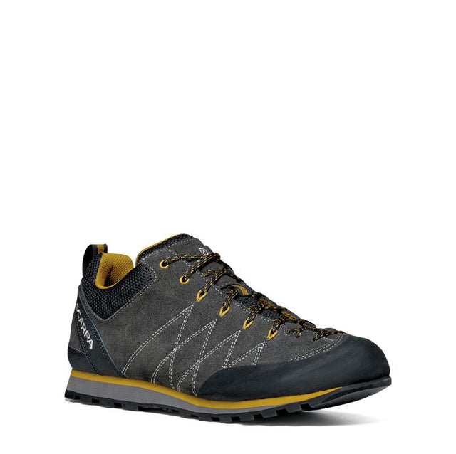 Scarpa Men's Crux Shoe - Shark/Mustard Shark Mustard